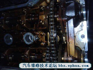 宝马530i气门油封漏油,冷车启动抖动 另求详细正时图 汽车维修技术高清图片